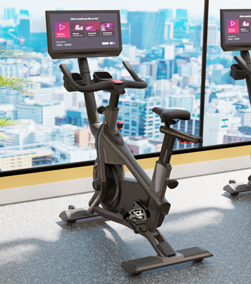 Star Trac Virtual Bike Indoor Cycle w/21″ Touchscreen