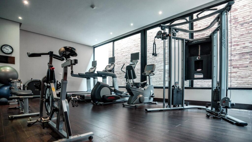 Fitness center 2 wide