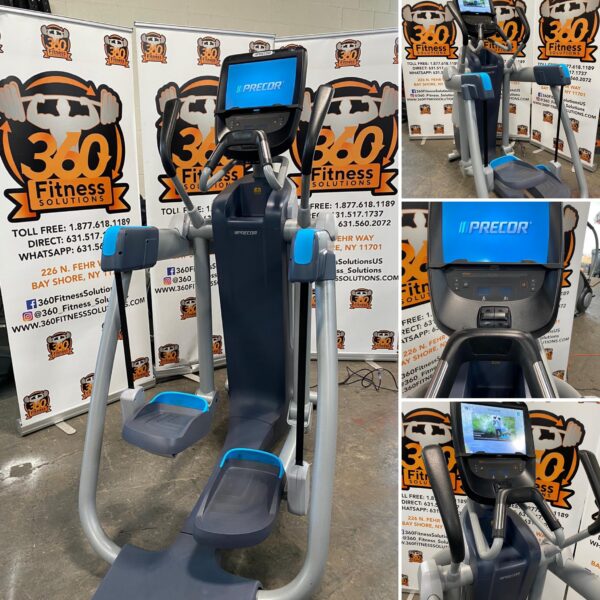 Precor AMT885 Open Stride Elliptical with P82 Console
