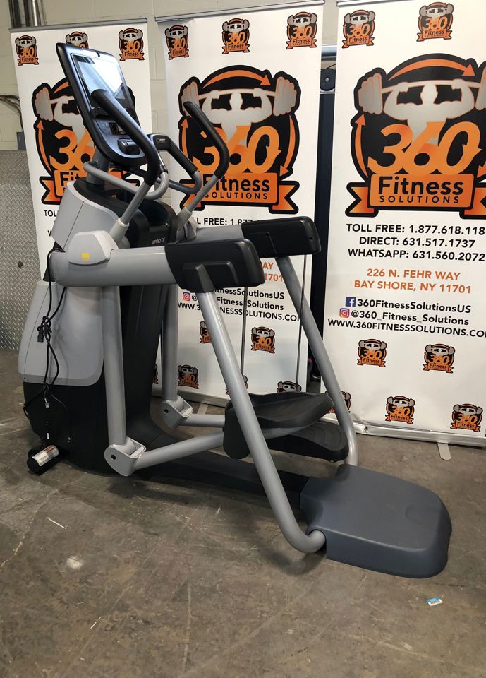 Precor AMT 865 Open Stride Elliptical with P82 Console