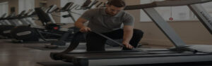 Treadmill belt repair banner